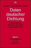 Daten Deutscher Dichtung 2