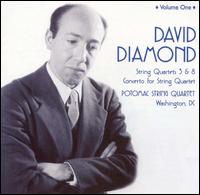 David Diamond: String Quartets Nos. 3 & 8; Concerto for String Quartet - Potomac String Quartet