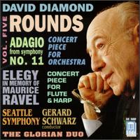 David Diamond, Vol. 5 - Donna Milanovich (flute); Glorian Duo; Wendy Herner Lucas (harp); Seattle Symphony Orchestra; Gerard Schwarz (conductor)