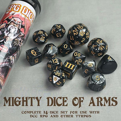 DCC Dice - Mighty Dice of Arms - Curtis, Michael, and Kovacs, Doug (Artist)