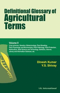 Definitional Glossary of Agricultural Terms:  Volume II