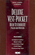 Deluxe Vest Pocket New Testament with Psalms and Proverbs-KJV