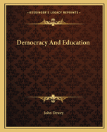 Democracy And Education