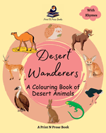 Desert Wanderers: A Colouring Book of Desert Animals