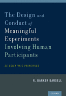 Design and Conduct of Meaningful Experiments Involving Human Participants: 25 Scientific Principles