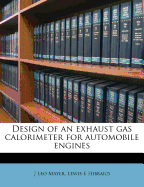 Design of an Exhaust Gas Calorimeter for Automobile Engines