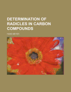 Determination of Radicles in Carbon Compounds