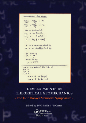 Developments in Theoretical GE - Carter, J P (Editor), and Smith, D W (Editor)