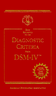 Diagnostic criteria from DSM-IV - American Psychiatric Association