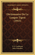 Dictionnaire de La Langue Tigrai (1915)