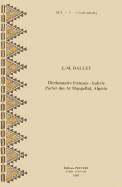 Dictionnaire Francais-Kabyle. Parler Des at Mangellat (Algerie)