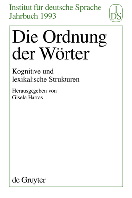 Die Ordnung der Wrter - Harras, Gisela (Editor)