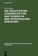 Die Wichtigsten Ausdrcke Fr Das Tanzen in Den Romanischen Sprachen