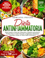 Dieta Antinfiammatoria: Piatti Gustosi E Facili Per Potenziare Il Sistema Immunitario, Perdere Peso in Modo Naturale E Migliorare Il Benessere Generale. Incluso Un Piano Pasti Di 28 Giorni