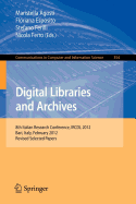 Digital Libraries and Archives: 8th Italian Research Conference, Ircdl 2012, Bari, Italy, February 9-10, 2012, Revised Selected Papers