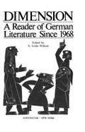 Dimension: A Reader of German Literature Since 1968