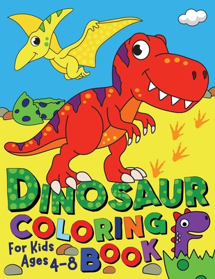 Dinosaur Coloring Book for Kids ages 4-8 - Bear, Silly