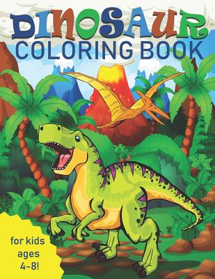 Dinosaur Coloring Book for Kids: Great Gift for Boys & Girls, Ages 4-8 - Coloring, Two Hoots