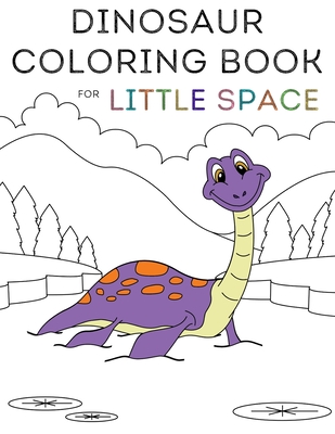 Dinosaur Coloring Book for Little Space - The Little Bondage Shop