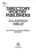 Directory of Poetry Publishers - Fulton, Len (Editor)