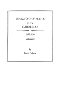 Directory of Scots in the Carolinas, Volume 2