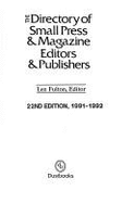 Directory of Small Magazine Press Editors & Publishers, 1991-1992