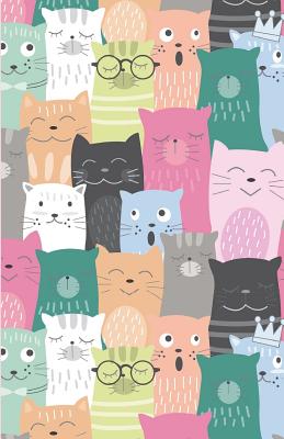 Discreet Password Book: Never Forget A Password Again! 5.5" x 8.5" Colorful Cute Cats Design, Small Password Book With Tabbed Large Alphabet, Pocket-Size Over 340 Record User And Password - And Scott, Ellie