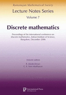Discrete Mathematics: Proceedings of the International Conference on Discrete Mathematics