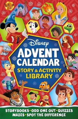 Disney: 5-In-1 Advent Calendar: Story & Activity Library with 24 Books to Open Every Day Leading Up to Christmas - Igloobooks