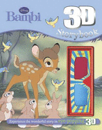 Disney Bambi 3d Storybook with 3d Glasses