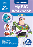 Disney Learning Big Workbook Grade 3: Math & English Workbook for Kids Aged 8-9, Curriculum-Based
