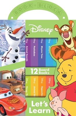 Disney: Let's Learn 12 Board Books - Pi Kids