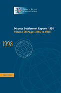 Dispute Settlement Reports 1998: Volume 9, Pages 3765-4038