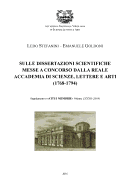 Dissertazioni scientifiche dalla Reale Accademia di Scienze, Lettere e Arti