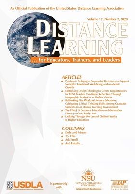 Distance Learning Vol 17 Issue 2 - Simonson, Michael (Editor)