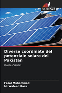 Diverse coordinate del potenziale solare del Pakistan