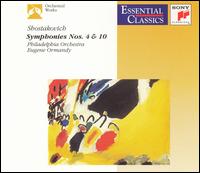 Dmitri Shostakovich: Symphonies Nos. 4 & 10 - Philadelphia Orchestra; Eugene Ormandy (conductor)