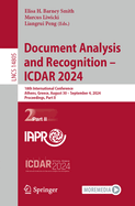 Document Analysis and Recognition - ICDAR 2024: 18th International Conference, Athens, Greece, August 30-September 4, 2024, Proceedings, Part II