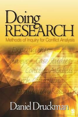 Doing Research: Methods of Inquiry for Conflict Analysis - Druckman, Daniel