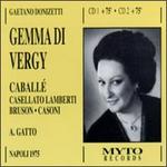 Donizetti: Gemma Di Vergy