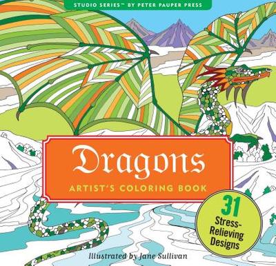 Dragons Adult Coloring Book - 