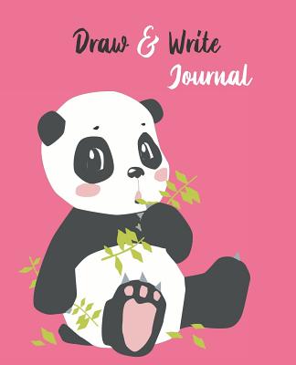 Draw & Write Journal: Pink Primary Composition Notebook - Grades K-2 School Exercise Book Dotted Midline and Thick Baseline Picture Space 100 Pages 7.5 in x 9.25 in - Books, Akibi