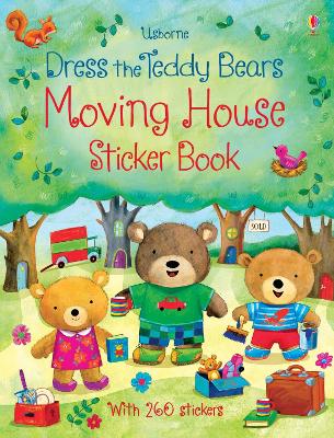 Dress the teddy bears Moving House Sticker Book - Brooks, Felicity