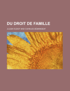 Du Droit de Famille