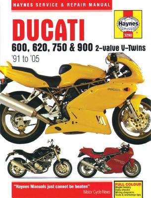 Ducati 600, 620, 750 & 900 2-valve V-Twins (91 - 05) Haynes Repair Manual - Haynes Publishing