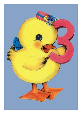 Duckling Third Birthday Card - Laughing Elephant Publishing (Editor)