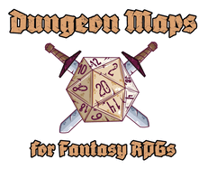 Dungeon Maps for Fantasy RPGs: 117 Unique Maps for Tabletop Role-Playing Games