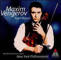Dvork: Violin Concerto, Op. 53; Elgar: Sonata for Violin and Piano, Op. 82 - Maxim Vengerov (violin); Revital Chachamov (piano); New York Philharmonic; Kurt Masur (conductor)