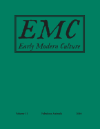 Early Modern Culture:: Vol. 11