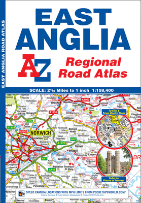 East Anglia a-Z Road Atlas - A-Z Maps (Author)